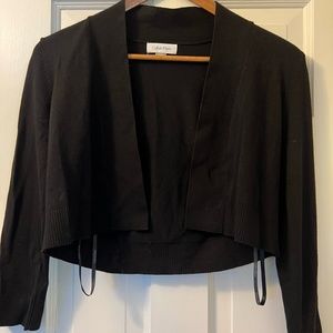 Brand New Size Small Black Calvin Klein Crop Sweater Cardigan for Formal Dress